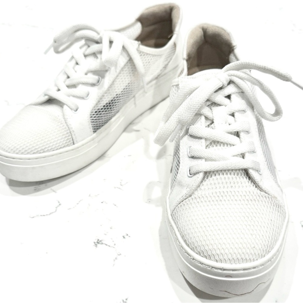 Naturalizer Women's Tanner White Mesh Cushioned Insole Sneakers Size 8 NWOT - Picture 3 of 10
